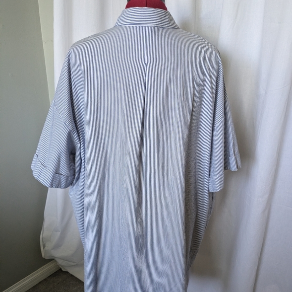 H&M Striped Shirtdress Medium - Picture 3 of 8
